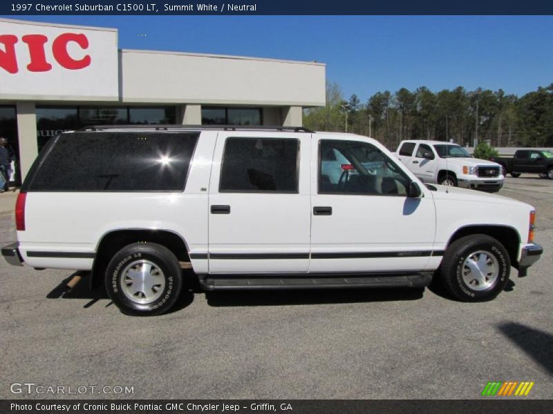 Summit White / Neutral 1997 Chevrolet Suburban C1500 LT