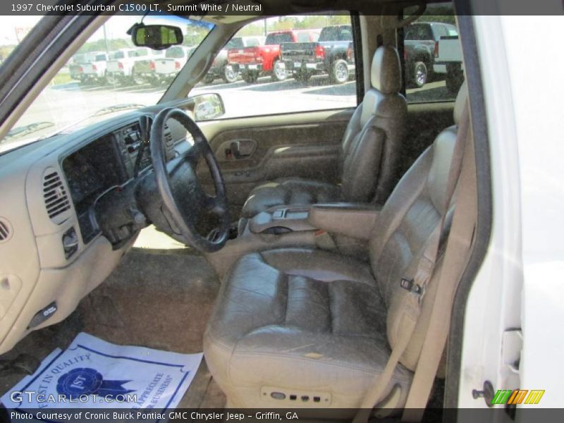 Summit White / Neutral 1997 Chevrolet Suburban C1500 LT