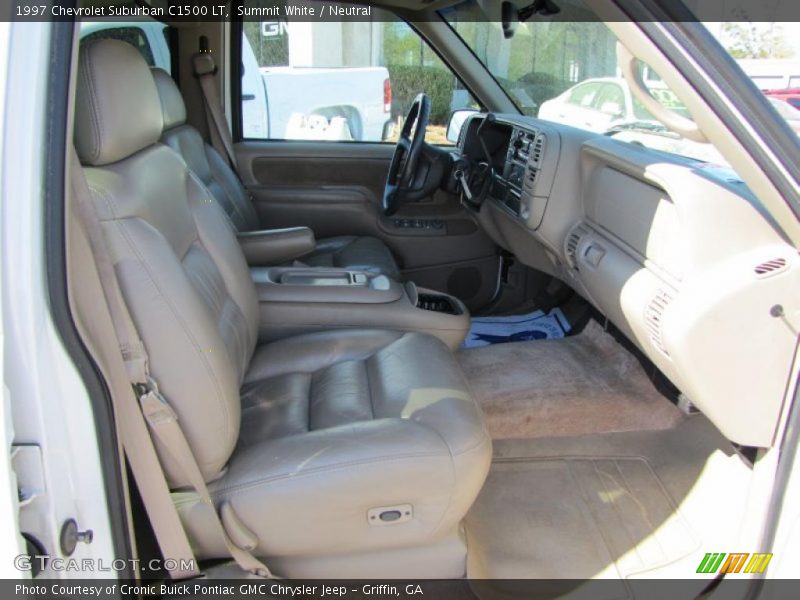 Summit White / Neutral 1997 Chevrolet Suburban C1500 LT