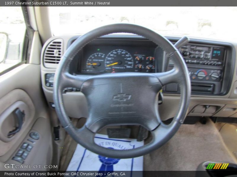 Summit White / Neutral 1997 Chevrolet Suburban C1500 LT