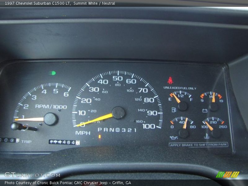  1997 Suburban C1500 LT C1500 LT Gauges