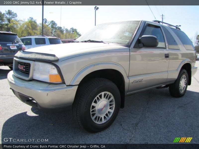 Pewter Metallic / Graphite 2000 GMC Jimmy SLS 4x4
