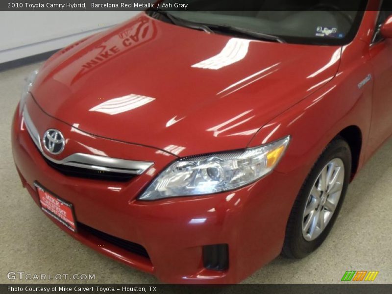 Barcelona Red Metallic / Ash Gray 2010 Toyota Camry Hybrid
