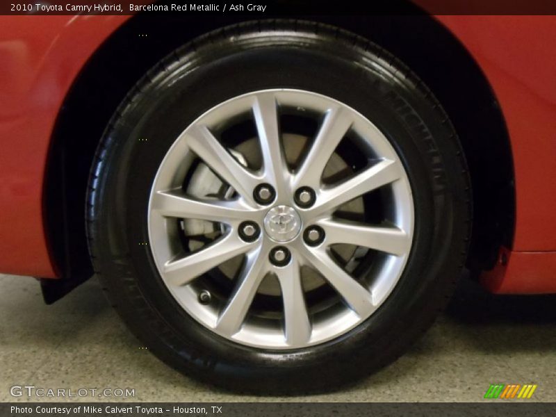 Barcelona Red Metallic / Ash Gray 2010 Toyota Camry Hybrid