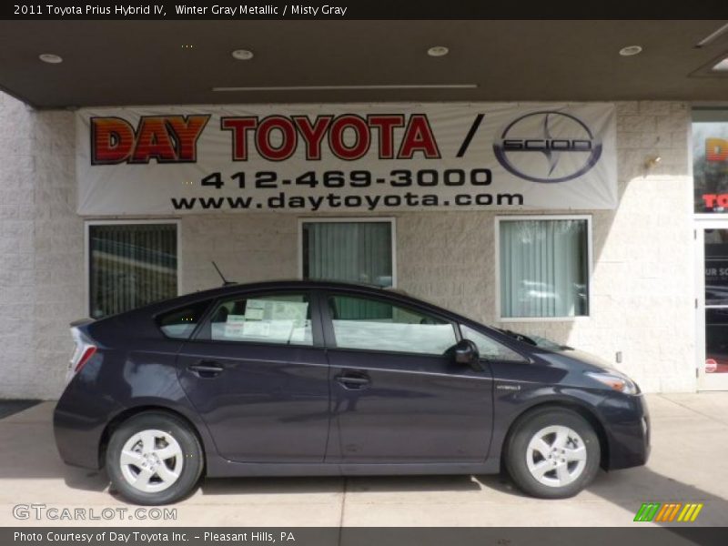 Winter Gray Metallic / Misty Gray 2011 Toyota Prius Hybrid IV