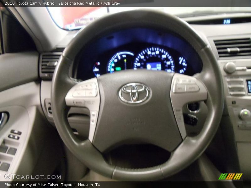 Barcelona Red Metallic / Ash Gray 2010 Toyota Camry Hybrid