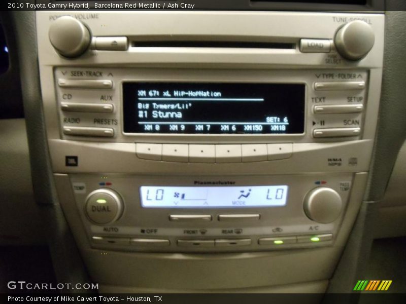 Barcelona Red Metallic / Ash Gray 2010 Toyota Camry Hybrid