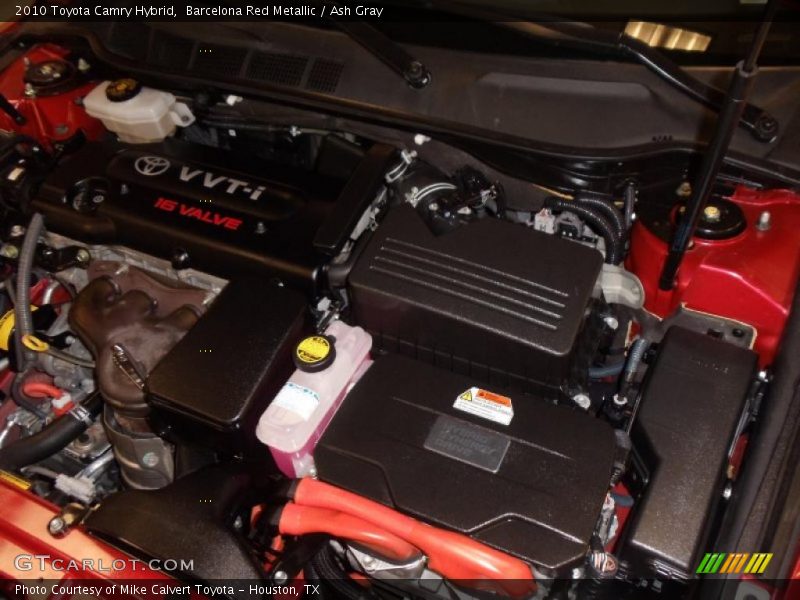 Barcelona Red Metallic / Ash Gray 2010 Toyota Camry Hybrid