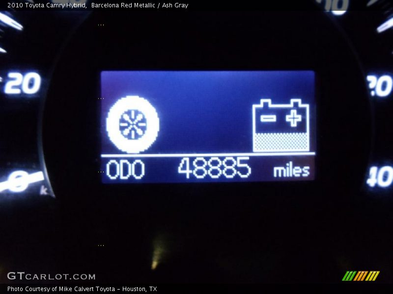 Barcelona Red Metallic / Ash Gray 2010 Toyota Camry Hybrid