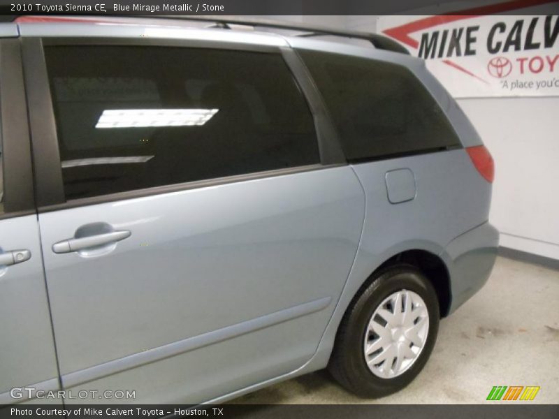 Blue Mirage Metallic / Stone 2010 Toyota Sienna CE