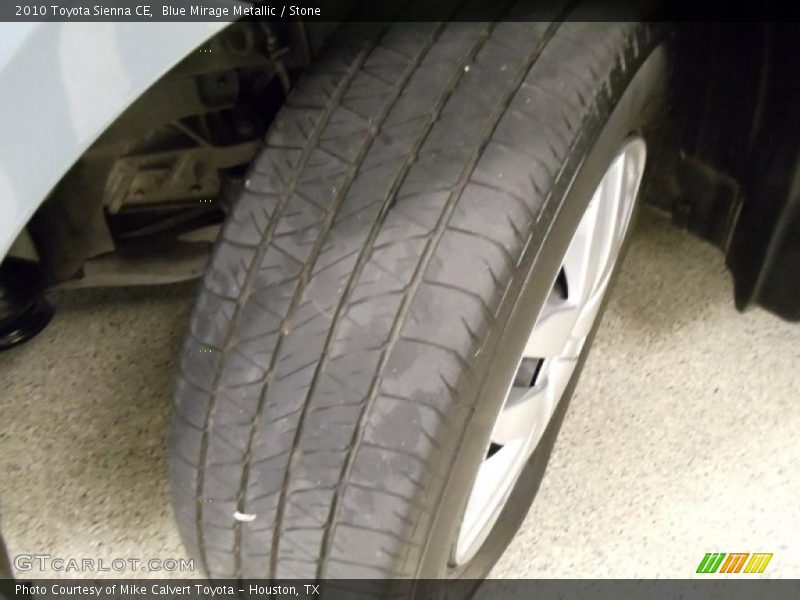 Blue Mirage Metallic / Stone 2010 Toyota Sienna CE