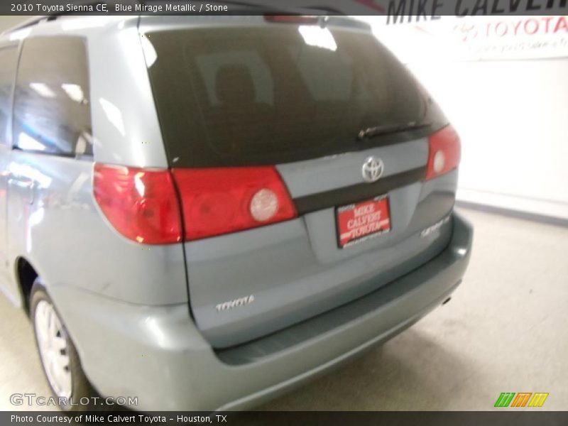 Blue Mirage Metallic / Stone 2010 Toyota Sienna CE