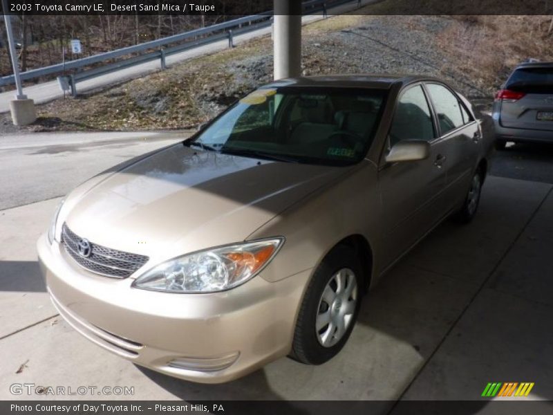 Desert Sand Mica / Taupe 2003 Toyota Camry LE