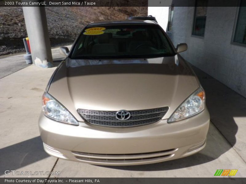 Desert Sand Mica / Taupe 2003 Toyota Camry LE