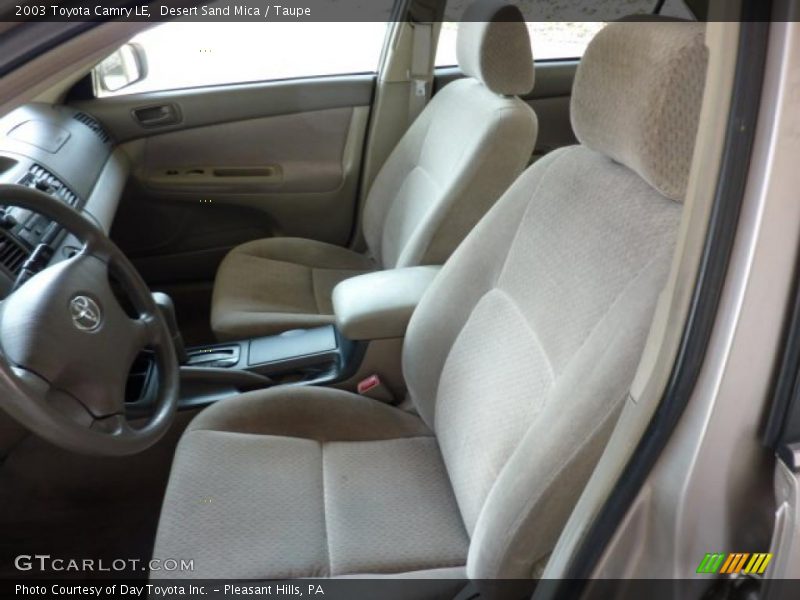 Desert Sand Mica / Taupe 2003 Toyota Camry LE