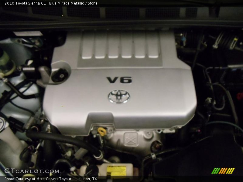 Blue Mirage Metallic / Stone 2010 Toyota Sienna CE