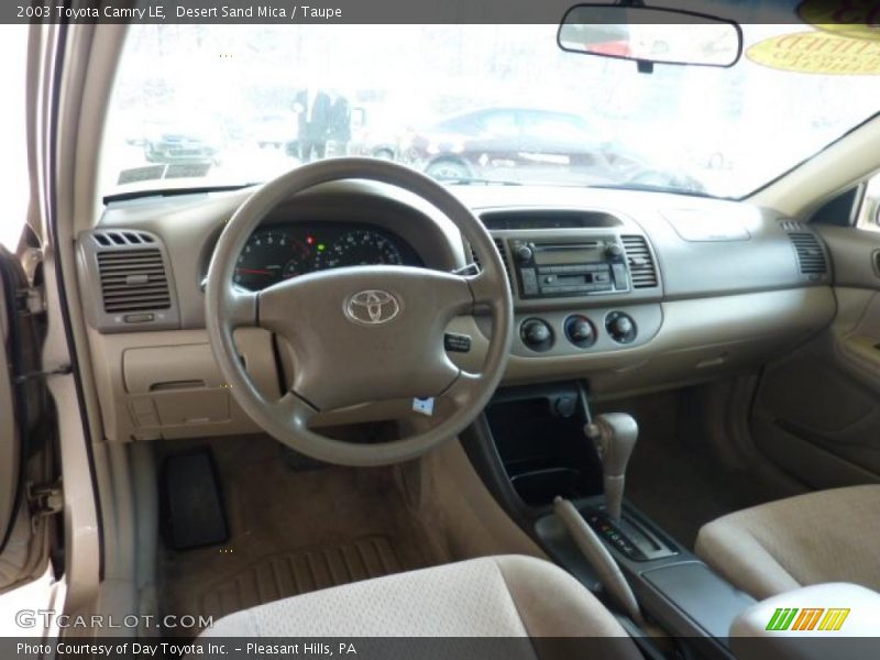 Desert Sand Mica / Taupe 2003 Toyota Camry LE