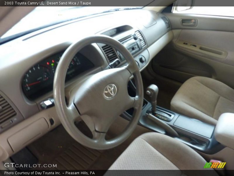 Desert Sand Mica / Taupe 2003 Toyota Camry LE