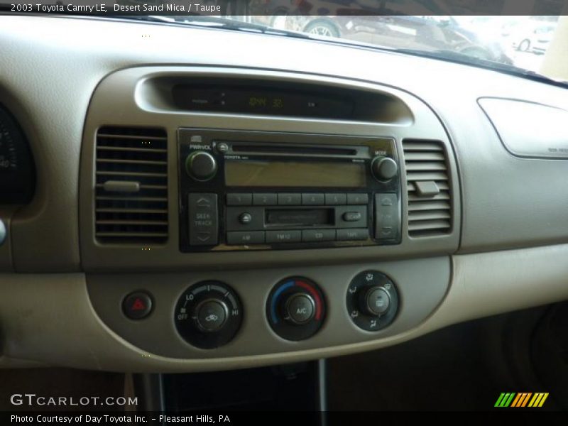 Desert Sand Mica / Taupe 2003 Toyota Camry LE