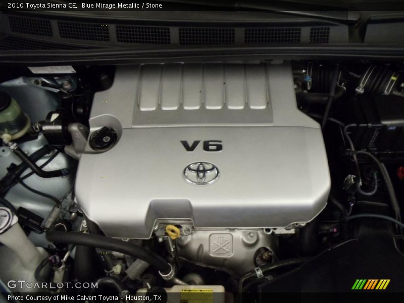 Blue Mirage Metallic / Stone 2010 Toyota Sienna CE
