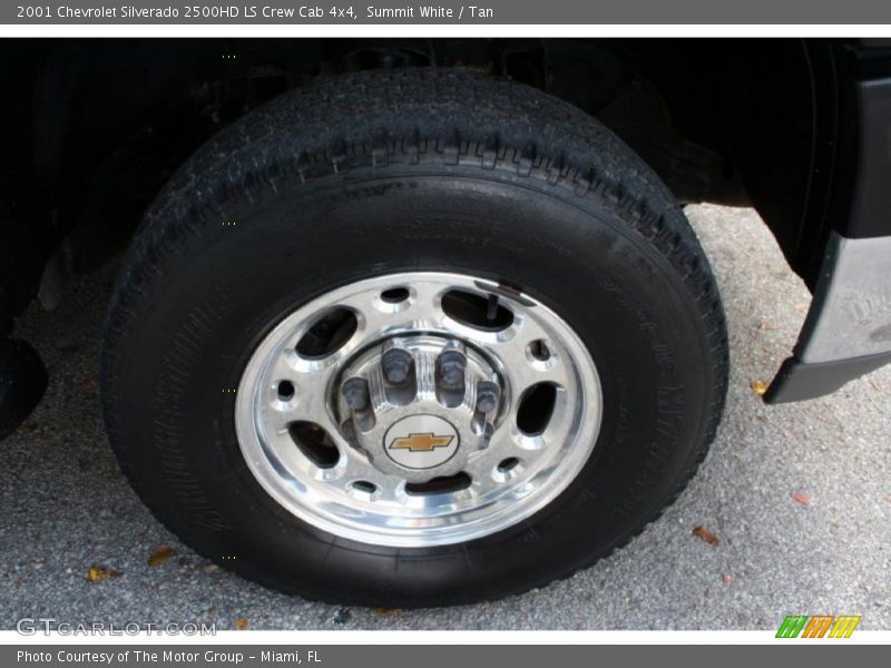 Summit White / Tan 2001 Chevrolet Silverado 2500HD LS Crew Cab 4x4