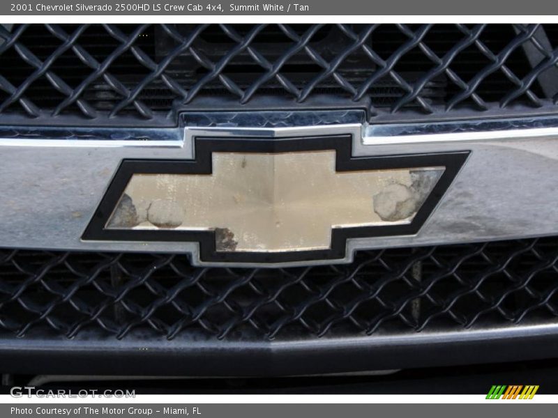 Summit White / Tan 2001 Chevrolet Silverado 2500HD LS Crew Cab 4x4