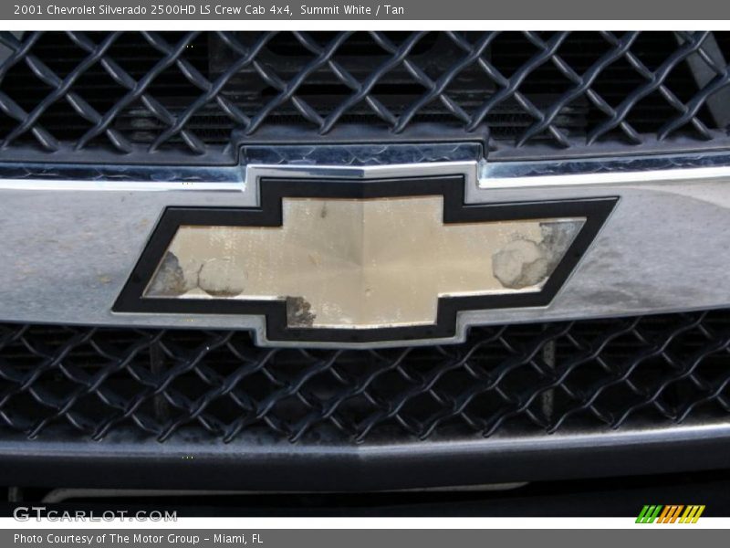 Summit White / Tan 2001 Chevrolet Silverado 2500HD LS Crew Cab 4x4