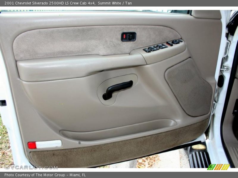 Summit White / Tan 2001 Chevrolet Silverado 2500HD LS Crew Cab 4x4
