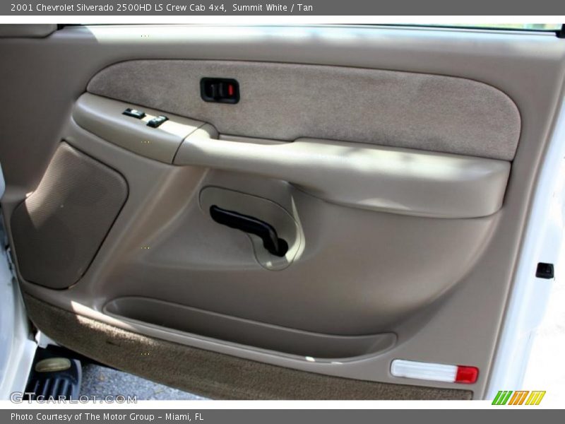 Summit White / Tan 2001 Chevrolet Silverado 2500HD LS Crew Cab 4x4