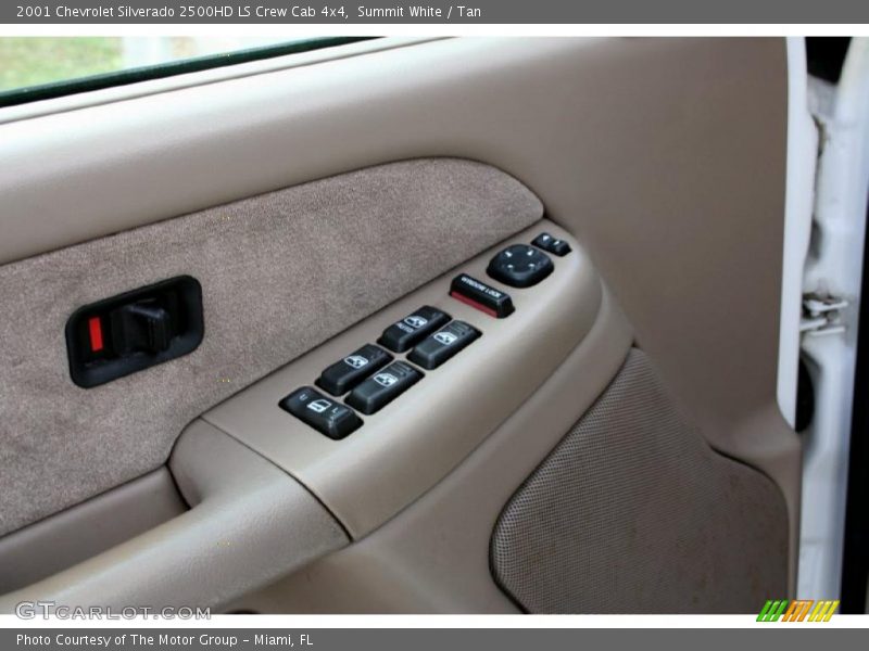 Summit White / Tan 2001 Chevrolet Silverado 2500HD LS Crew Cab 4x4