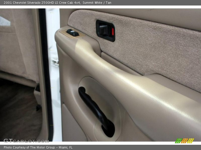 Summit White / Tan 2001 Chevrolet Silverado 2500HD LS Crew Cab 4x4