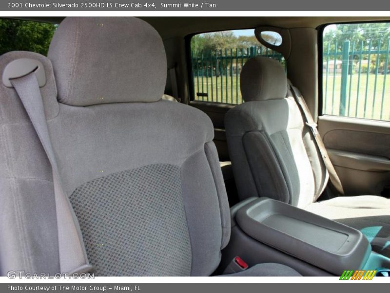 Summit White / Tan 2001 Chevrolet Silverado 2500HD LS Crew Cab 4x4