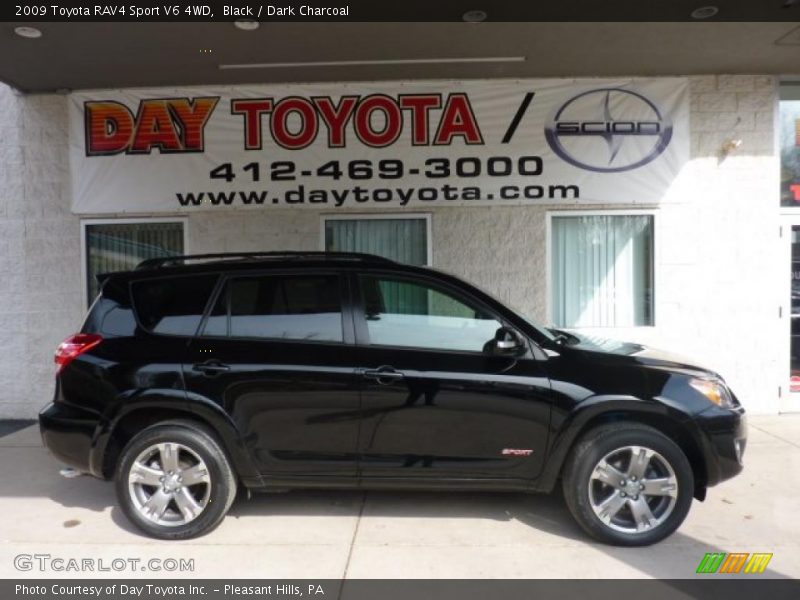 Black / Dark Charcoal 2009 Toyota RAV4 Sport V6 4WD