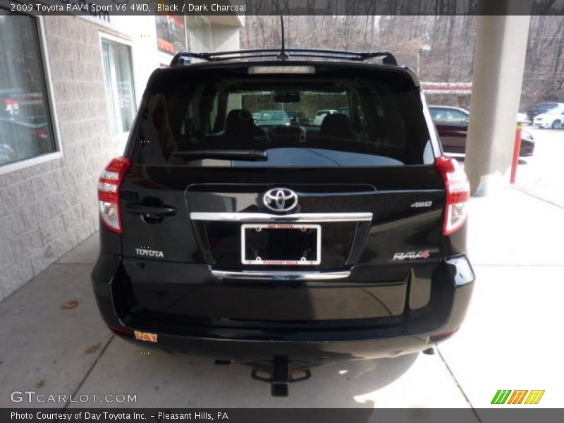 Black / Dark Charcoal 2009 Toyota RAV4 Sport V6 4WD