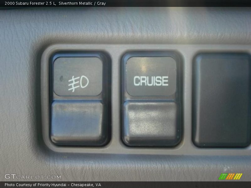 Silverthorn Metallic / Gray 2000 Subaru Forester 2.5 L