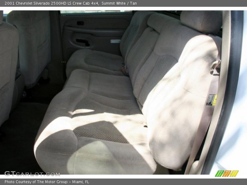 Summit White / Tan 2001 Chevrolet Silverado 2500HD LS Crew Cab 4x4