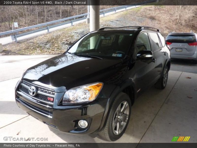 Black / Dark Charcoal 2009 Toyota RAV4 Sport V6 4WD