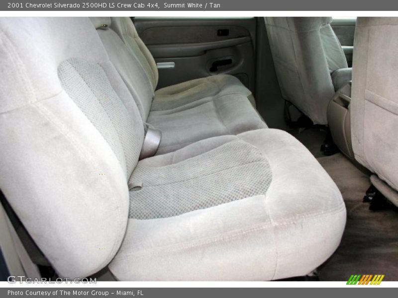 Summit White / Tan 2001 Chevrolet Silverado 2500HD LS Crew Cab 4x4