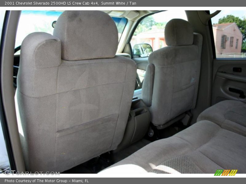Summit White / Tan 2001 Chevrolet Silverado 2500HD LS Crew Cab 4x4