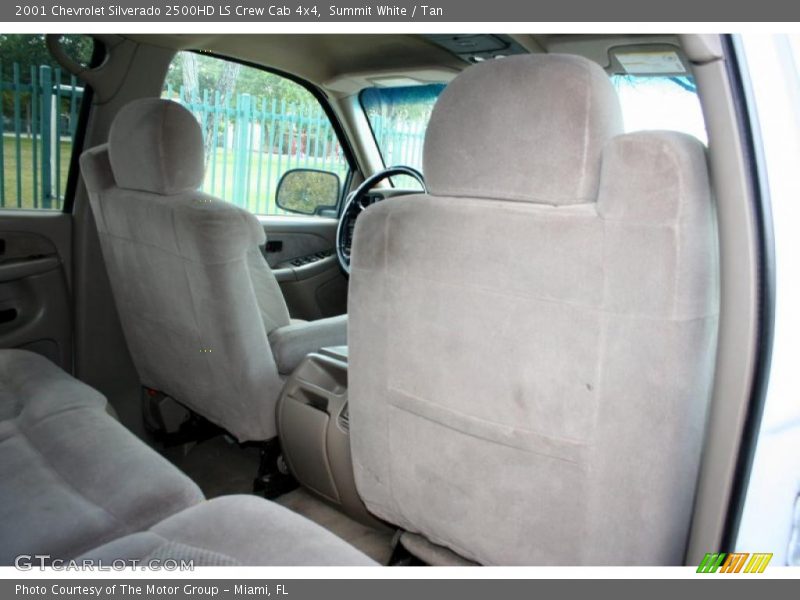 Summit White / Tan 2001 Chevrolet Silverado 2500HD LS Crew Cab 4x4