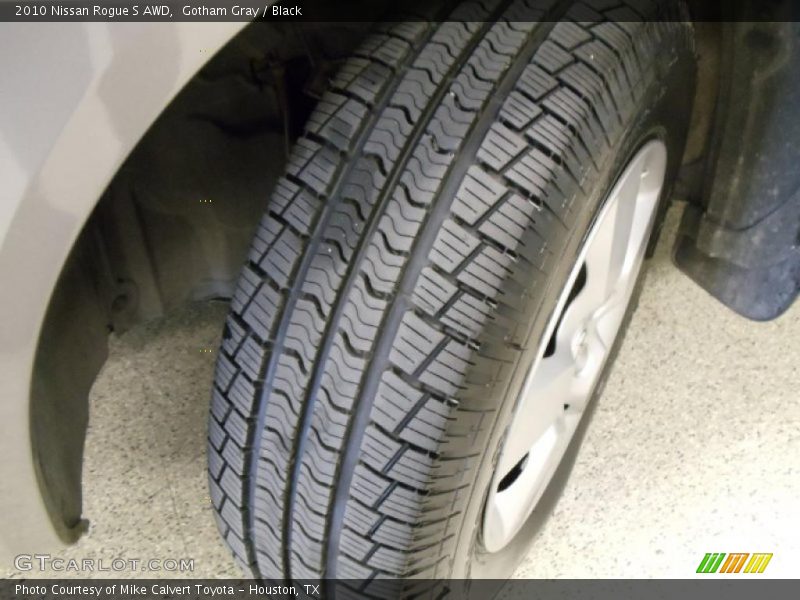 Gotham Gray / Black 2010 Nissan Rogue S AWD