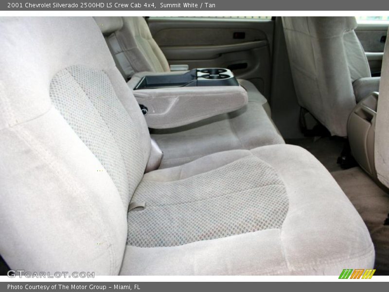 Summit White / Tan 2001 Chevrolet Silverado 2500HD LS Crew Cab 4x4
