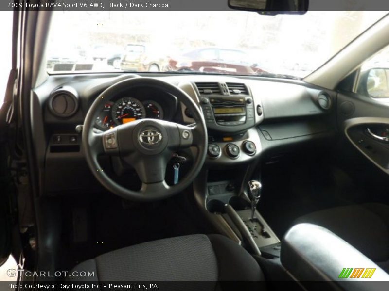 Black / Dark Charcoal 2009 Toyota RAV4 Sport V6 4WD