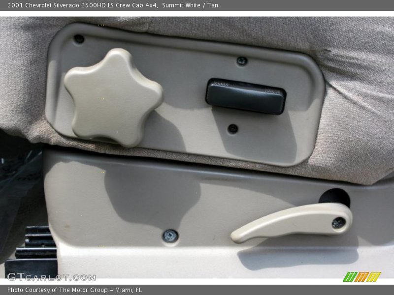 Summit White / Tan 2001 Chevrolet Silverado 2500HD LS Crew Cab 4x4