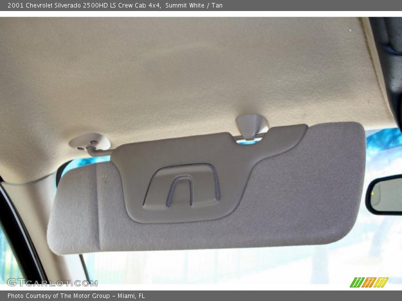 Summit White / Tan 2001 Chevrolet Silverado 2500HD LS Crew Cab 4x4