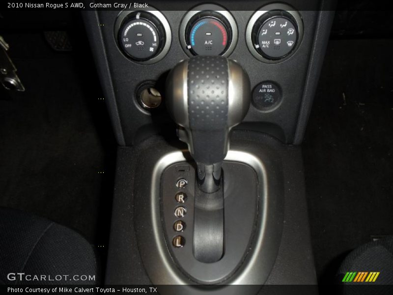 Gotham Gray / Black 2010 Nissan Rogue S AWD