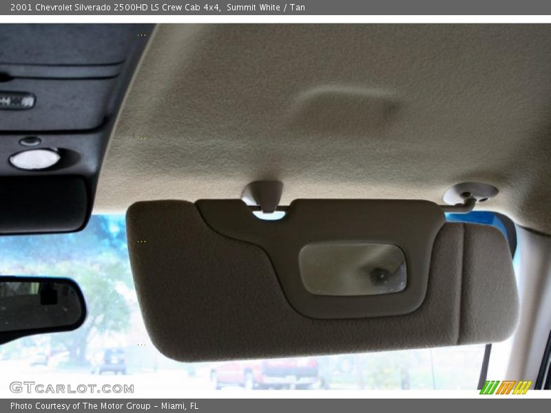 Summit White / Tan 2001 Chevrolet Silverado 2500HD LS Crew Cab 4x4