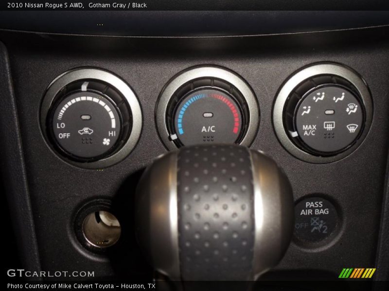 Gotham Gray / Black 2010 Nissan Rogue S AWD