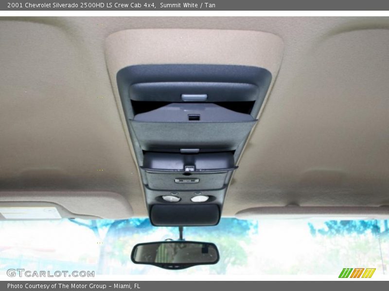Summit White / Tan 2001 Chevrolet Silverado 2500HD LS Crew Cab 4x4