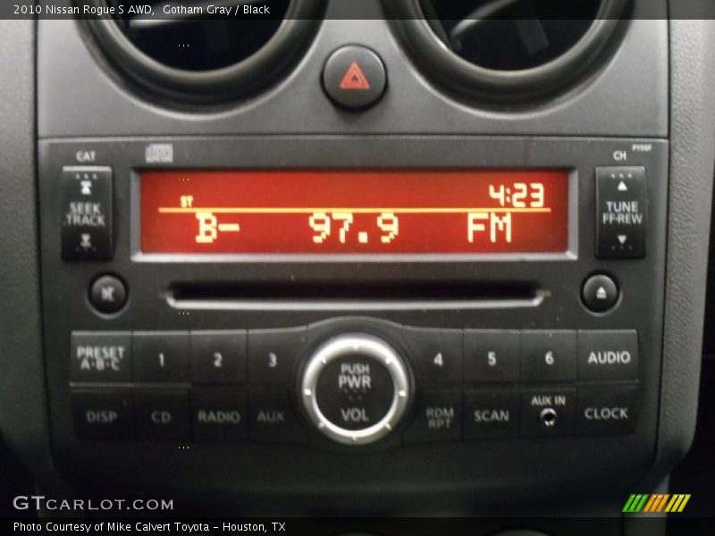 Gotham Gray / Black 2010 Nissan Rogue S AWD